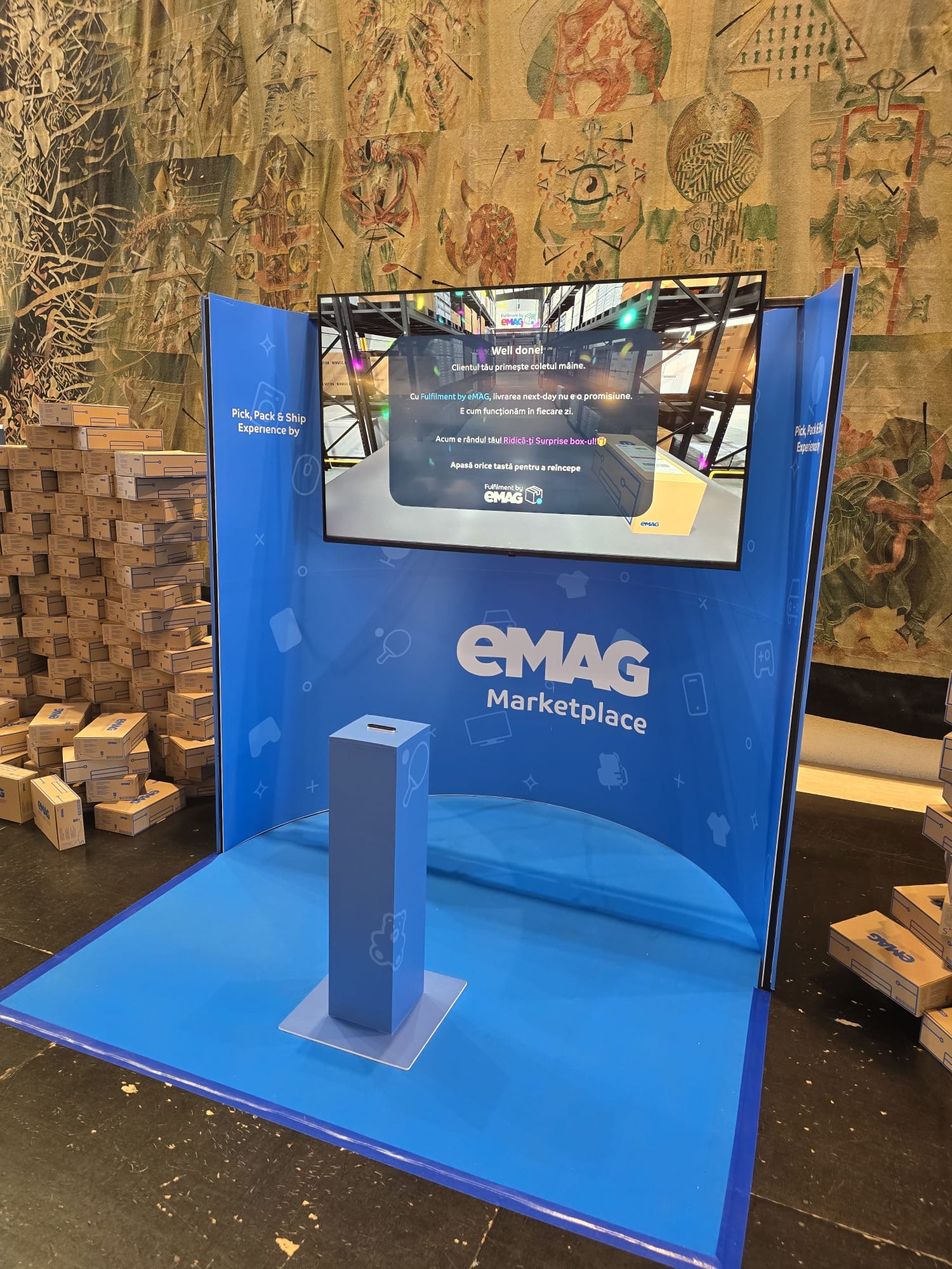 Joc cu senzori — setup eMAG Marketplace